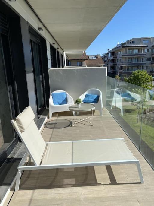 Precioso Apartamento Con Terraza Y Piscina En Portonovo-Sanxenxo Εξωτερικό φωτογραφία