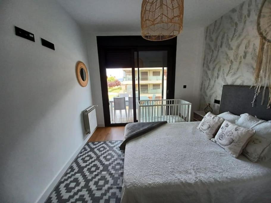 Precioso Apartamento Con Terraza Y Piscina En Portonovo-Sanxenxo Εξωτερικό φωτογραφία