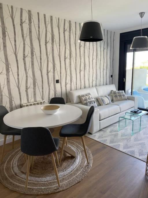 Precioso Apartamento Con Terraza Y Piscina En Portonovo-Sanxenxo Εξωτερικό φωτογραφία