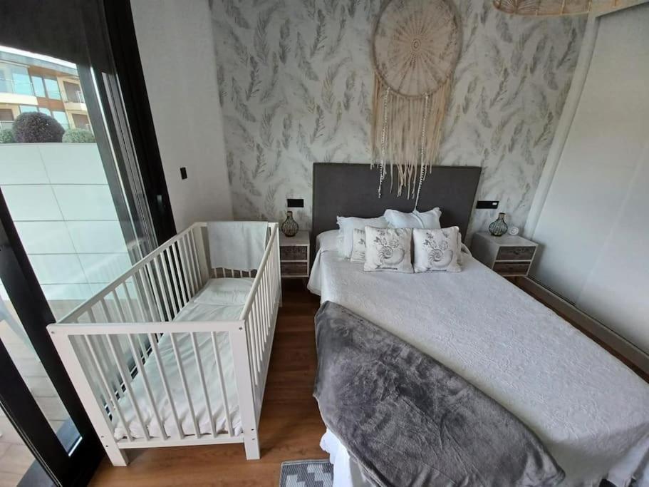 Precioso Apartamento Con Terraza Y Piscina En Portonovo-Sanxenxo Εξωτερικό φωτογραφία