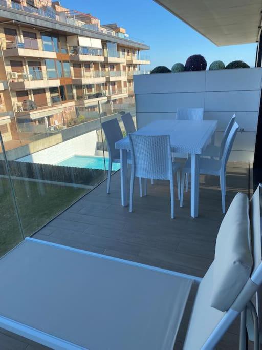 Precioso Apartamento Con Terraza Y Piscina En Portonovo-Sanxenxo Εξωτερικό φωτογραφία